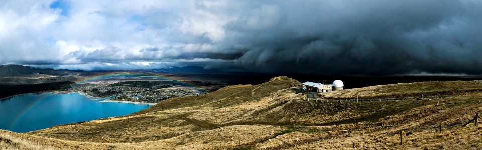 Storm rolling up the MacKenzie basin