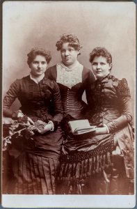 Portrait of three women photo