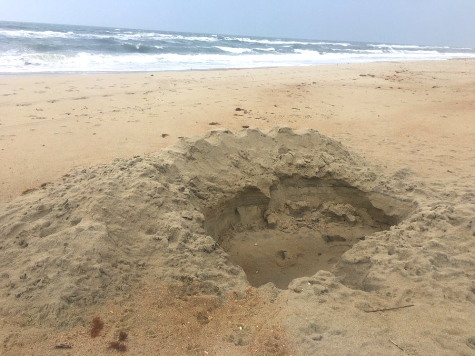 Beach Hazards - Large Hole