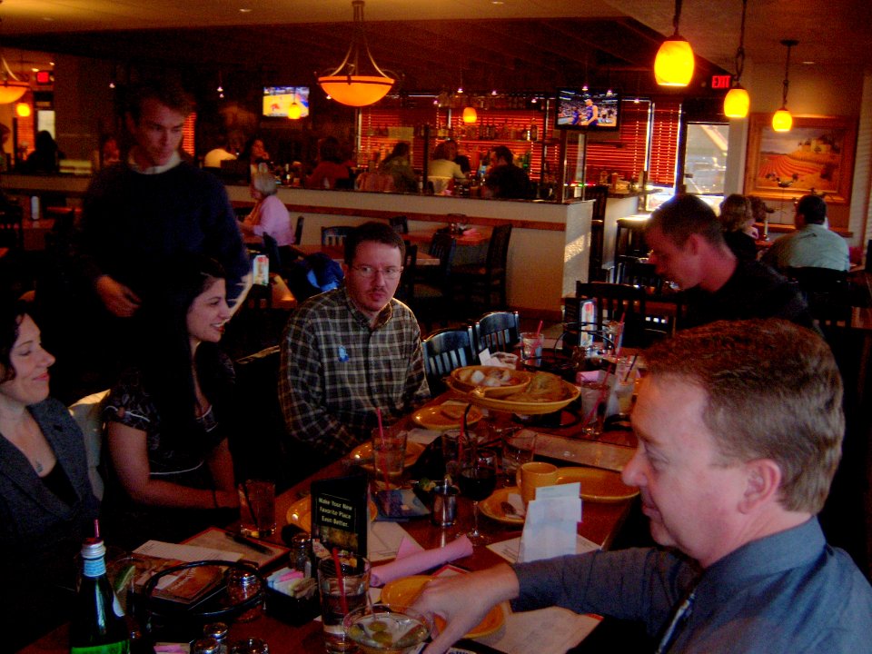 Flagstaff Tweetup at Picazzo's restaurant, March 2009