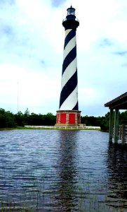 Cape Hatteras Lighthouse grounds flooding