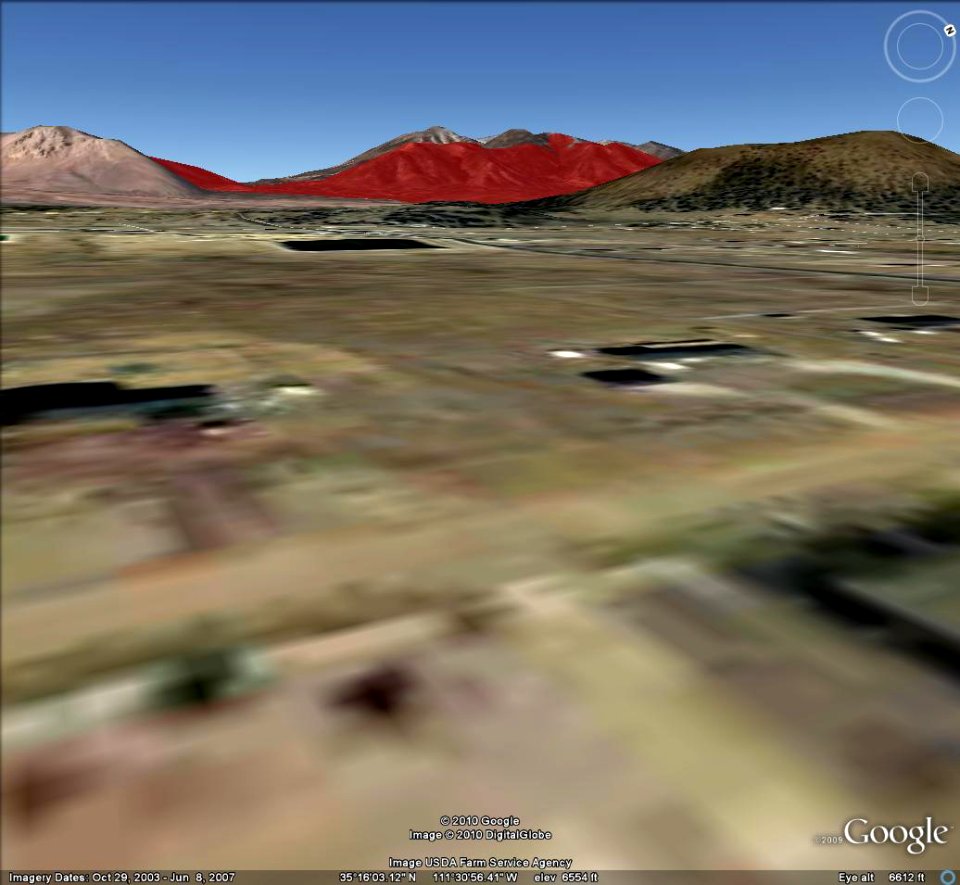 Schultz Fire 3D Map View