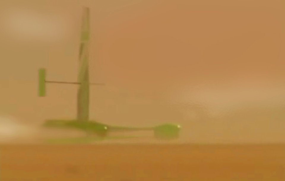 Desert sailing