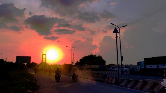 Chiều tà một góc xa xôi của sài gòn..!