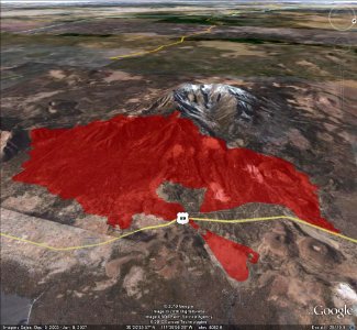 Schultz Fire 3D Map View