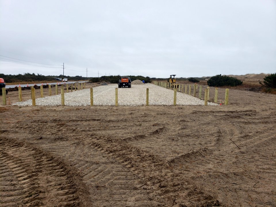 Parking area near sound side ramp 48