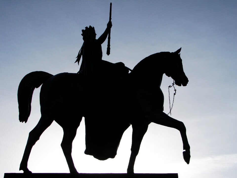 Square scotland silhouette