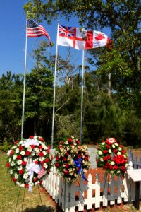 Wreaths and Flags