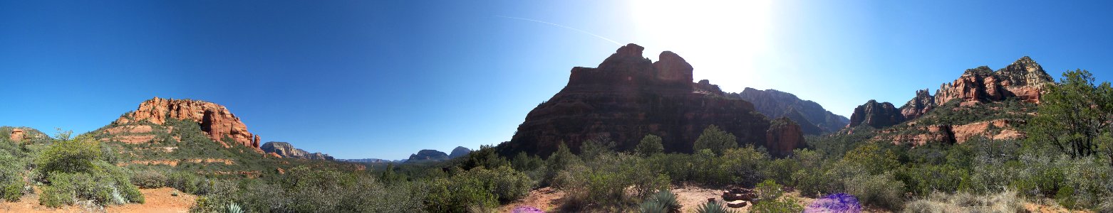 Secret Canyon Trail panorama
