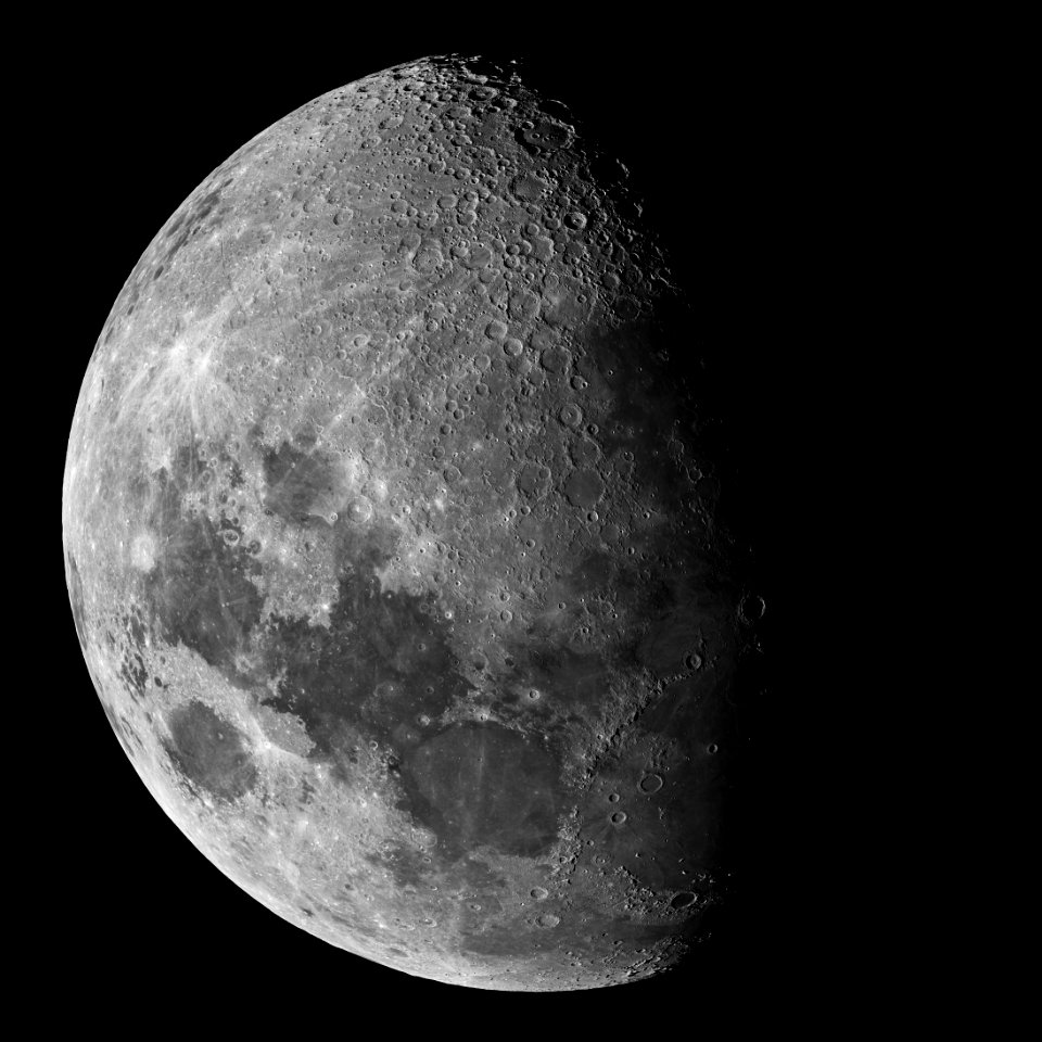 Last night's Waxing Gibbous Moon