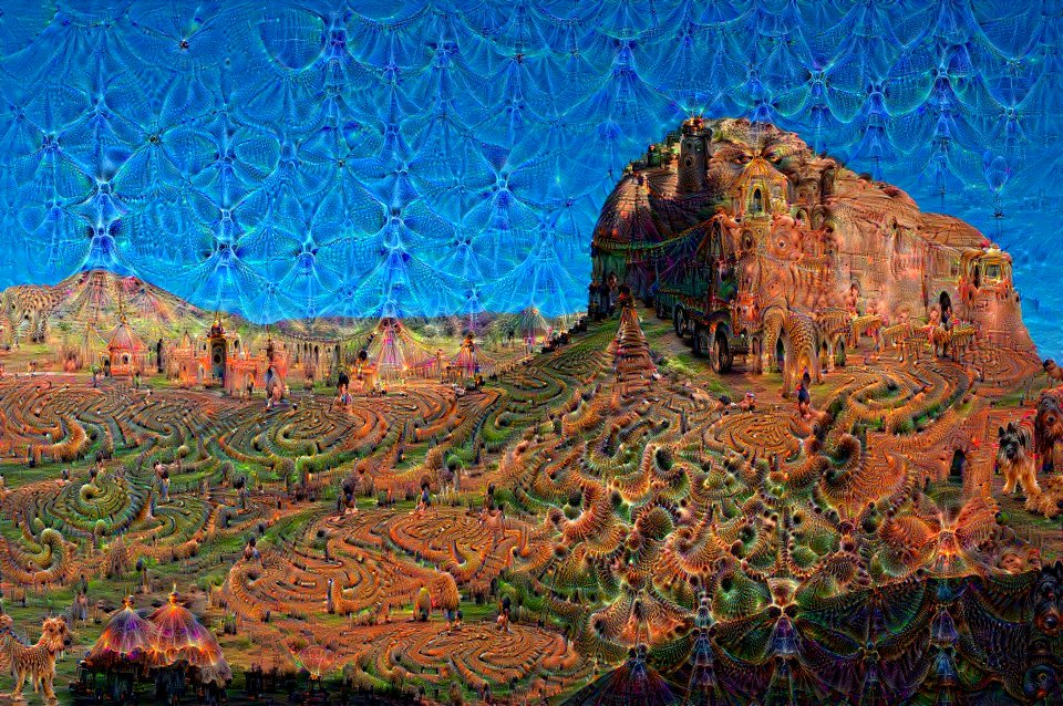 Google Deep Dream: Courthouse
