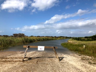 Hurricane Teddy - Inside Road closure between Ramp 44 and South Beach Road (a) 09-21-2020