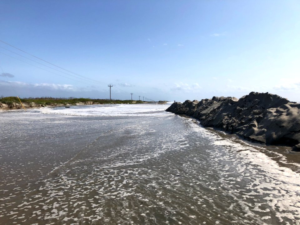 Hurricane Teddy - North end of Ocracoke Island 09-21-2020