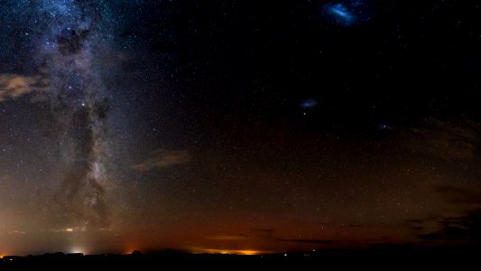 Milky Way and Magellanic clouds