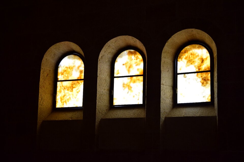 Window alabaster the sun