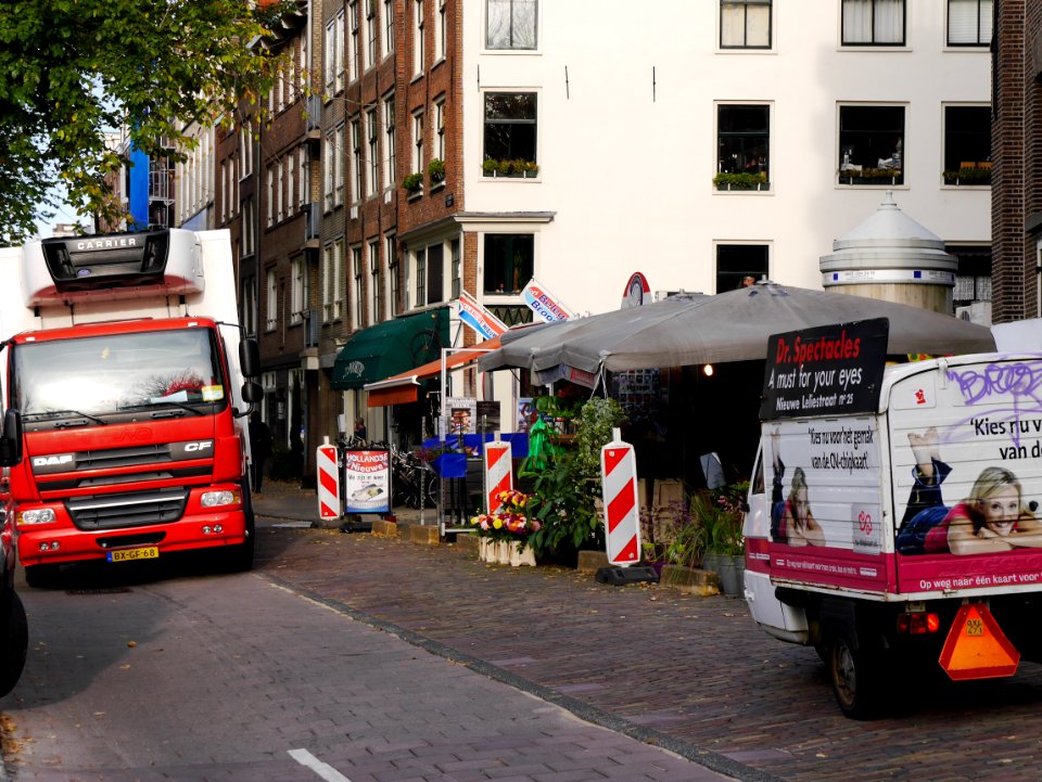 Free photo Amsterdam: picture of a flower stall in Amsterdam city in free picture, october 2018