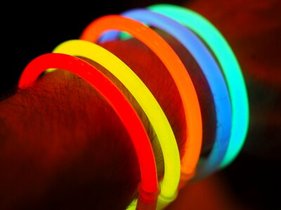 Shining color lights