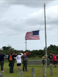 Boy Scout Troop at Oregon Inlet Campground 09-2020