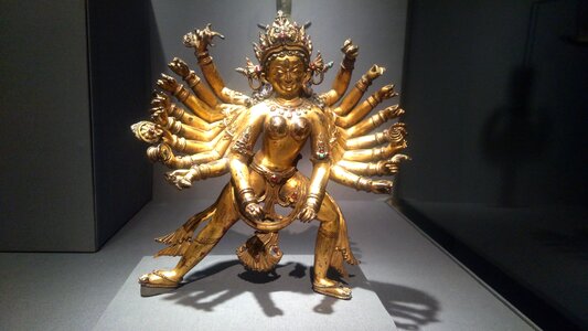 Statue museum gray god