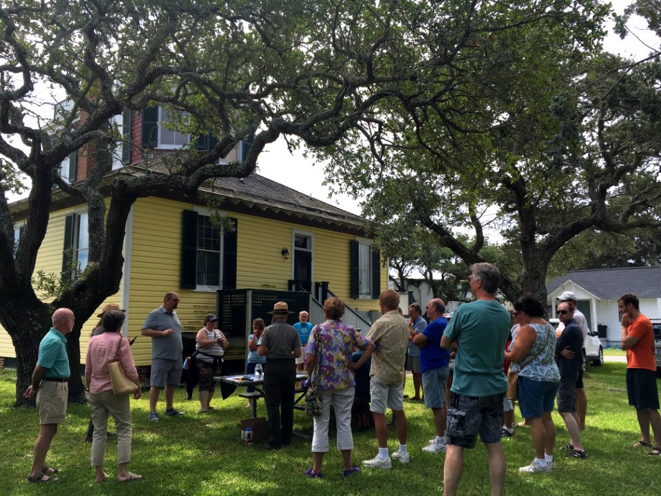 Interpretive program held at Hatteras Weather Bureau Station