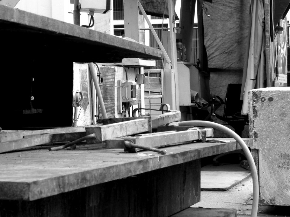 2013.06 - 'Urban still-life of building materials', on the metro-construction-site Vijzelgracht in the city-center of Amsterdam city; photography in the Netherlands, Fons Heijnsbroek