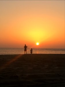 Family at Sunrise at Ramp 4