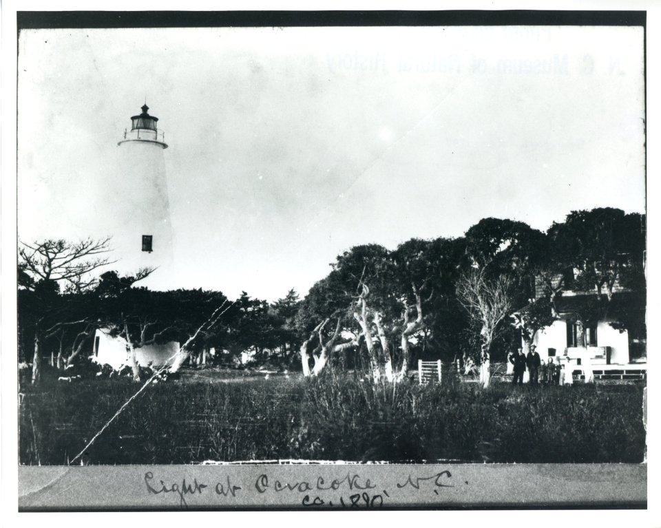 Ocracoke Light Station in 1890