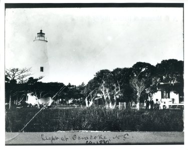 Ocracoke Light Station in 1890