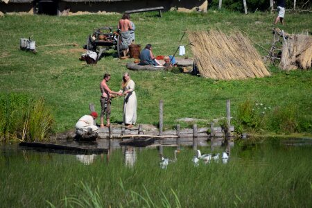 Denmark viking life viking village