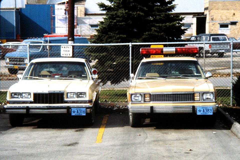 UWOPD Dodge Diplomat and 1980 Plymouth Volare