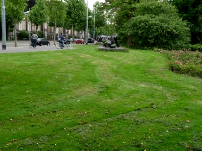 A public small city park between Plantage Westermanlaan and Plantage Middenlaan; photo Amsterdam city; urban photographer Fons Heijnsbroek photo