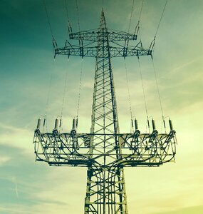 Industry power line electricity