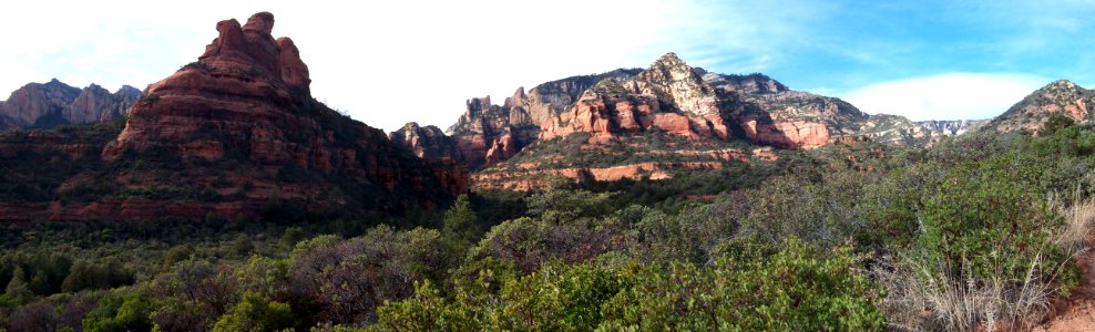 Secret Canyon Trail panorama photo