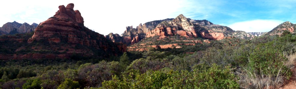 Secret Canyon Trail panorama