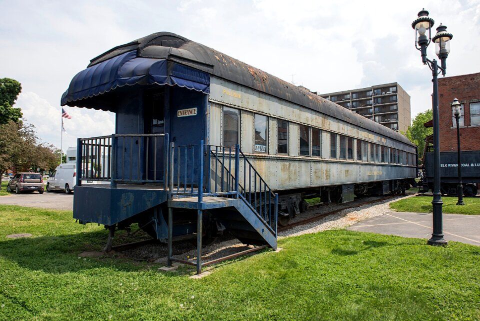 Vintage antique train car