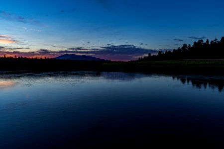 Sunset over Marshall Lake