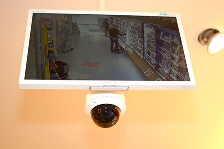 Security video surveillance control photo