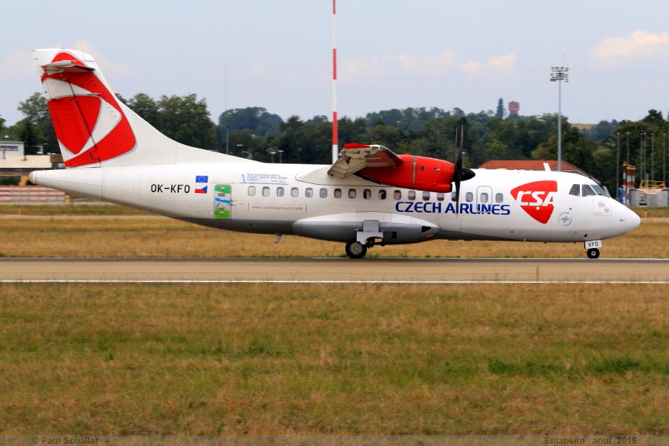 ATR42 512 CSA OK-KFO 633 Entzheim aout 2015