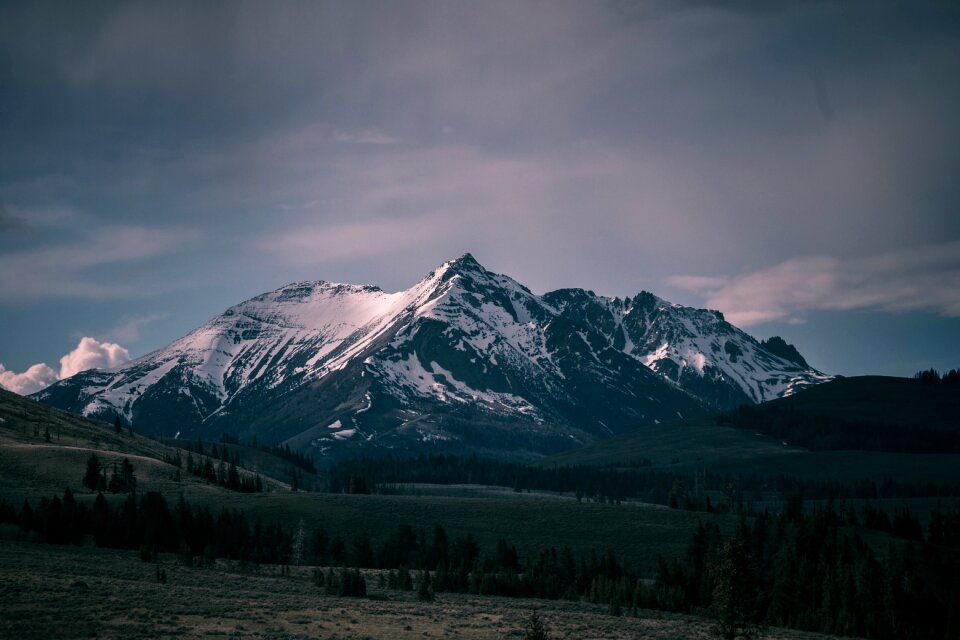 Rocky mountain landscape