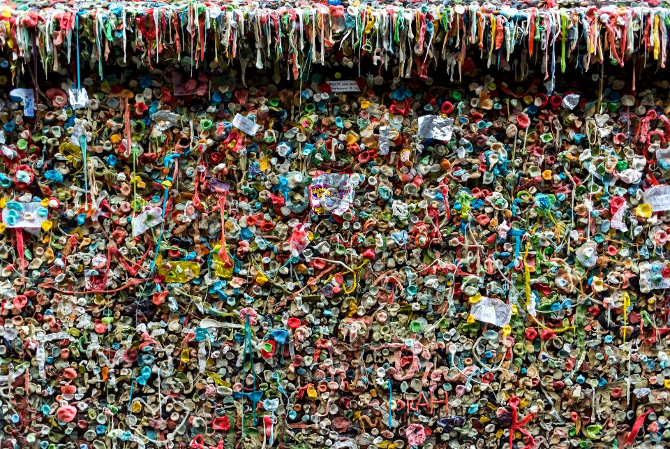 Seattle gum wall
