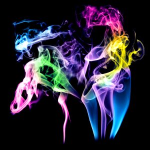 Free Abstract Colorful Rainbow Fire Flames