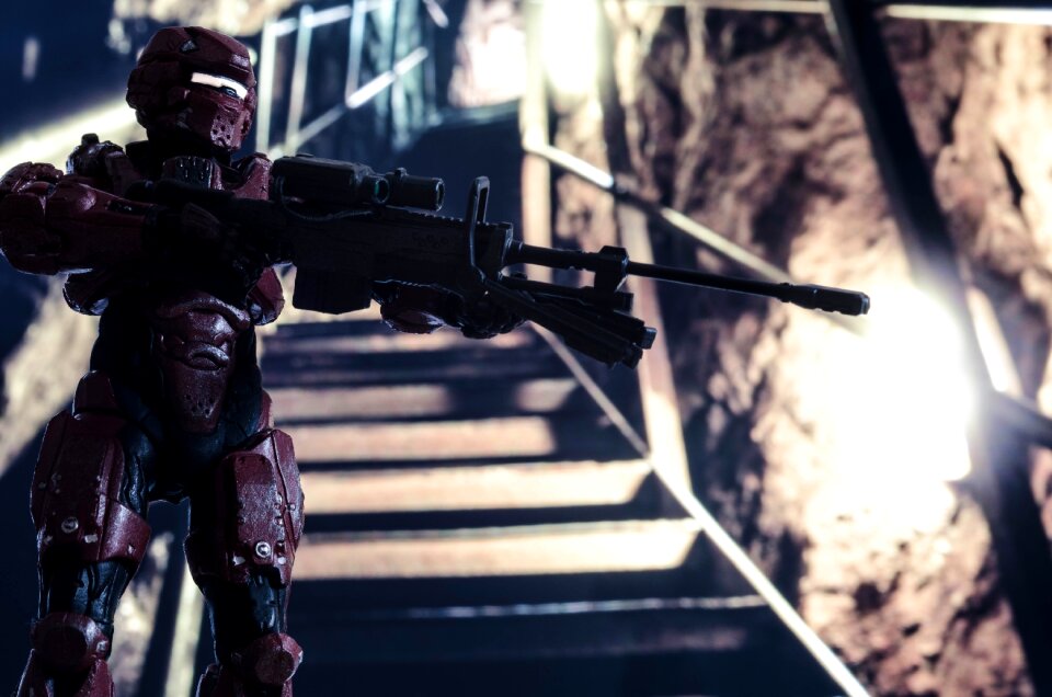Soldier sniper halo