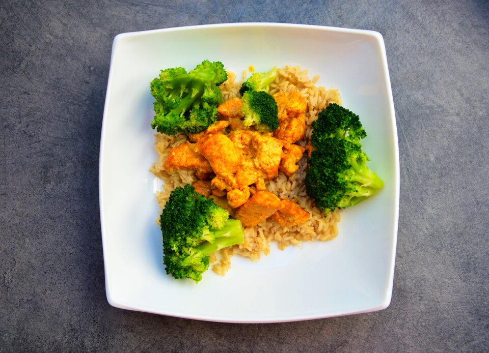 Rice broccoli dinner