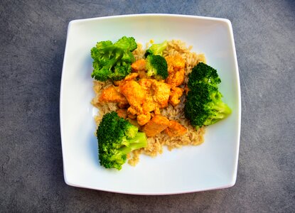 Rice broccoli dinner