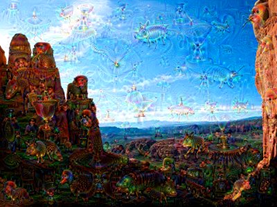 Google Deep Dream: Cathedral photo