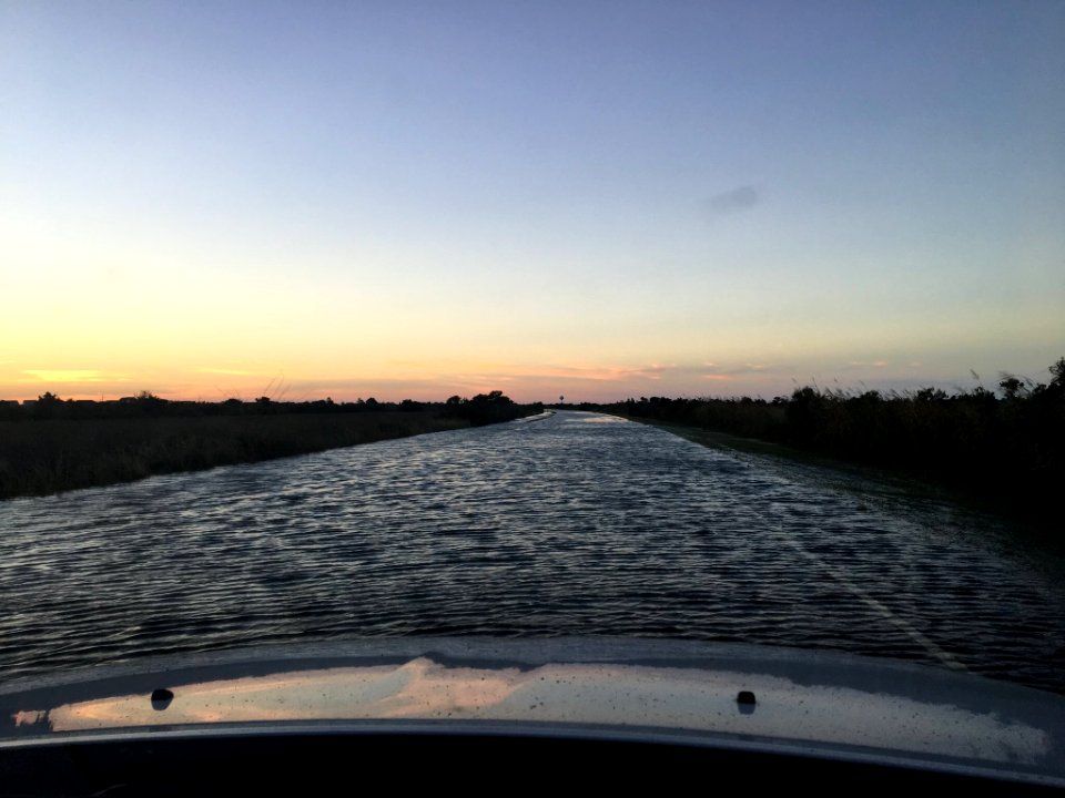 NC-12 south of Whalebone Junction had around six inches of standing water for a period of time after Tropical Storm Michael left the area.