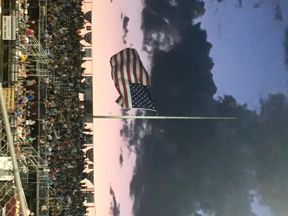 flag at fairgrounds