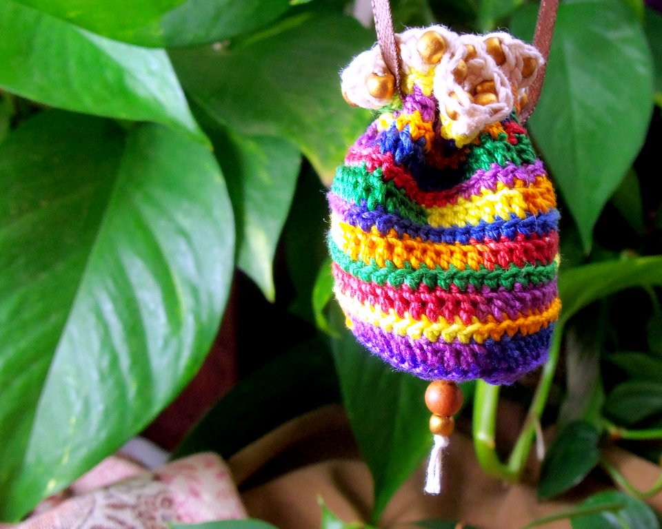 Crochet Amulet Pouch