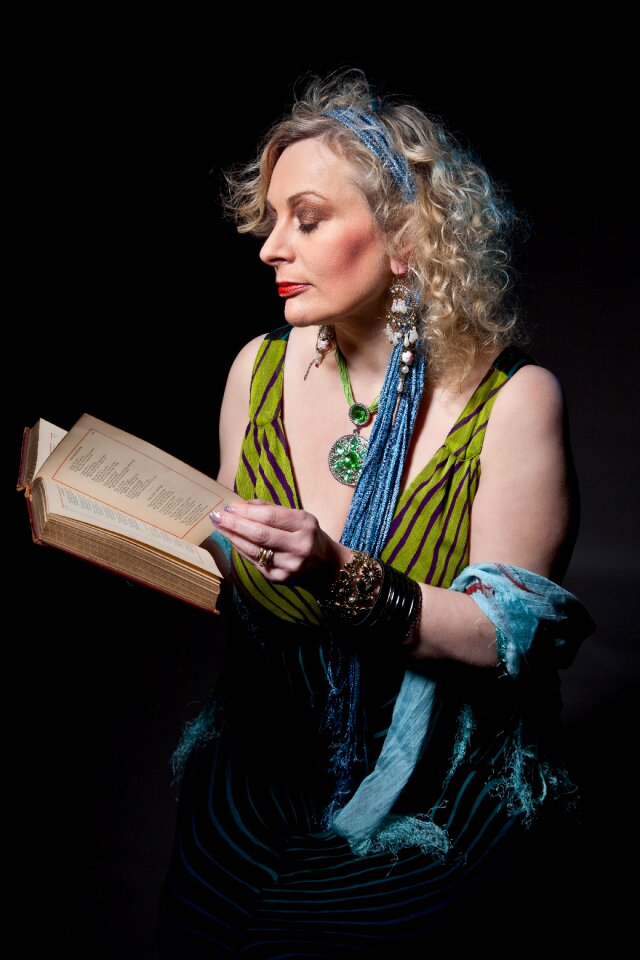 Book storyteller woman