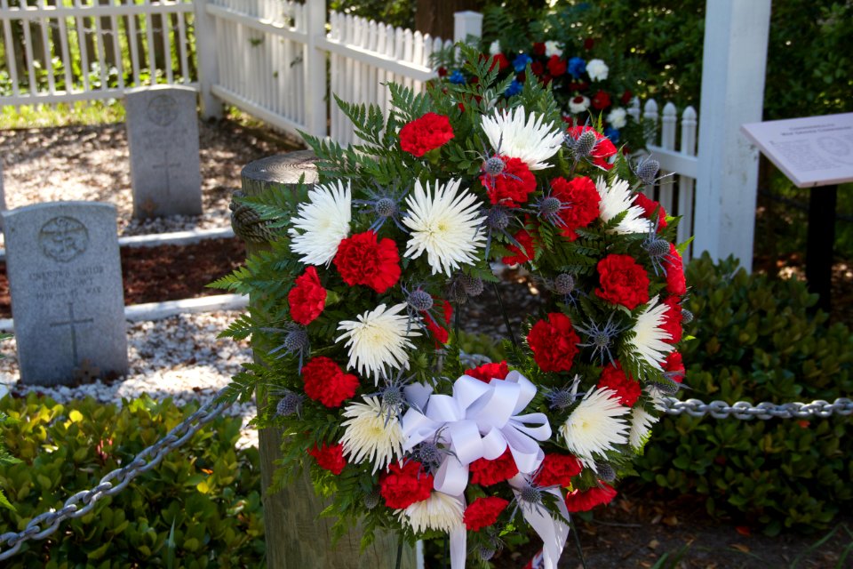 UK Wreath in Ocracoke